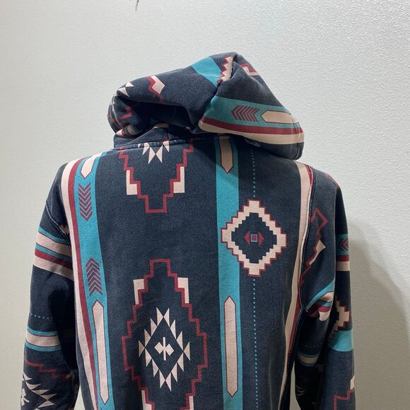 Champion Reverse Weave Aztec Hoodie Size Medium - Picture 8 of 11